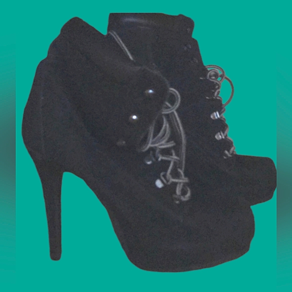 Charlotte Russe Lace-Up Boots